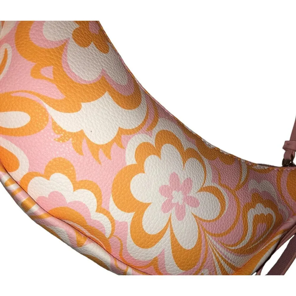 NWT No Boundaries Contemporary Half Moon -‎ Multicolor (Orange, Pink and Cream)